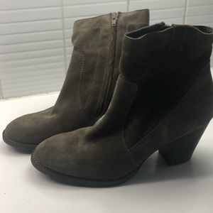 Taupe Suede Ankle boots by Paul Green